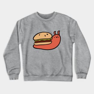 Hamburger Snail Crewneck Sweatshirt